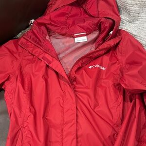 Columbia Vibrant Red Outdoor Jacket